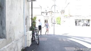 Amatőr francia házastárs és a fekete farkak