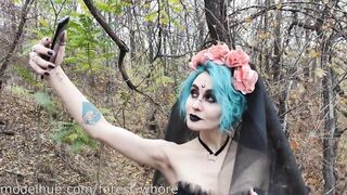 Halloween Cosplayes csajszika popsiba kefélve