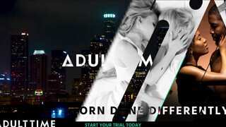 Adult Time - Szőrös suncis fiatal lány lovagol
