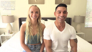 Világos Szőke bige és az izmos manus - Hot Guys Fuck