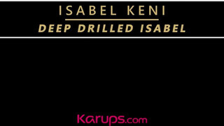 Isabel Keni megkefélve óriási dákóval - Karups