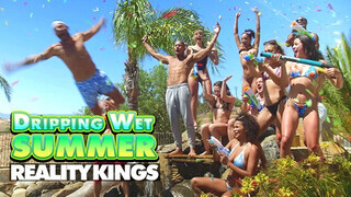 REALITY KINGS - Könyörtelen gruppen szex a kertben