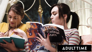 ADULT TIME - Koleszos Freya Parker beleszeret félénk lesbi tanítójába, Gizelle Blancóba