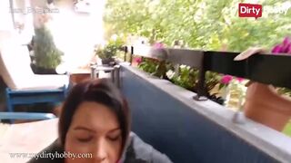 Lara Bergmann forró baletli cidázása megdöngetve óriási faszal