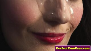 Vadító csipkés szépség nagy adag arcon