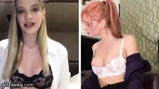 Kenna James és Serene Siren távolról masturbálnak a karanténban