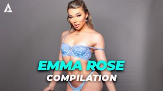 Emma Rose forró transzi lesbi kalandjai – kettős dugás, édeshármas baszás és vad popó örömök